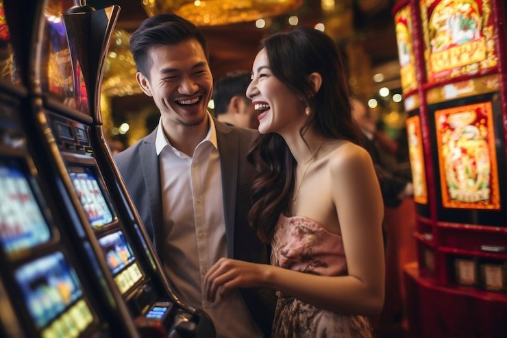 Tim profesional mengelola platform hiburan digital untuk pengguna Indonesia