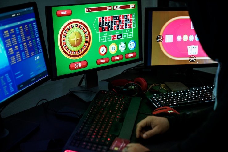 Ilustrasi pengguna melakukan proses login dengan mudah dan aman di platform digital